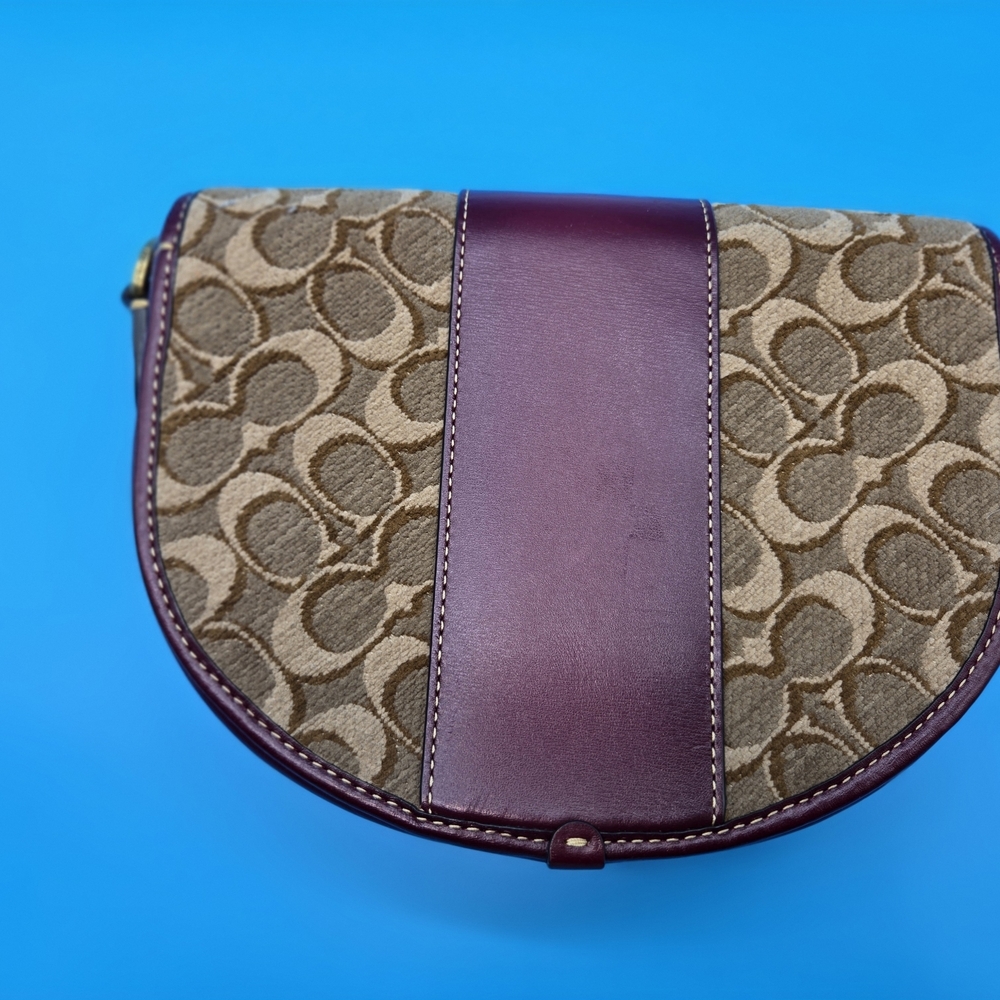 Coach Purple and Brown Women's Bag - Picture 11 of 12